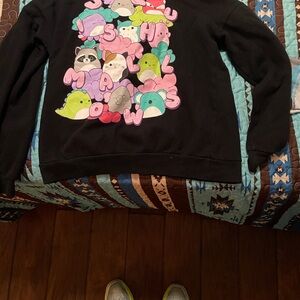 Squishmallows Black Hoodie Sweatshirt